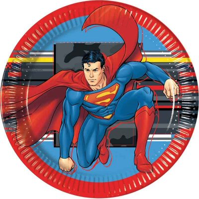 Superman Paper Plates