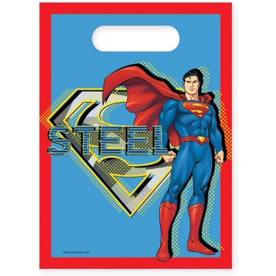 Superman Party Loot Bags
