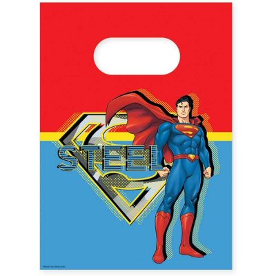 Superman Krypton Paper Party Bags