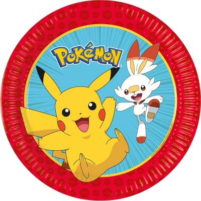 Pokemon Party Paper Plates