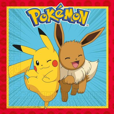 Pokemon Luncheon Napkins 33cm