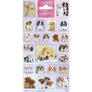 Cuties Puppies Stickers