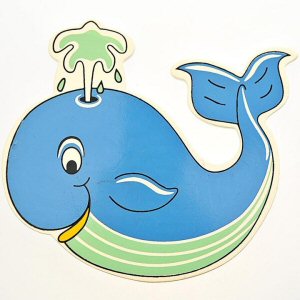 Fair Trade Animal Magnet Whale