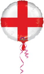 St Georges Flag Foil Balloon