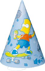 Simpsons Cone Party Hats