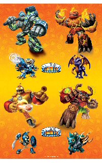 Skylanders Giants Party Plastic Tablecover Skylanders Giants Party Plastic Tablecover