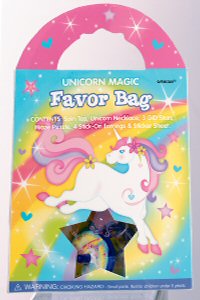 PARTY FAVOUR BAGS UNICORN