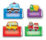 Vehicles And Wheels Party Place Cards Vehicles And Wheels Party Place Cards