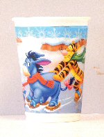Winnie the Pooh Skating Party Cups