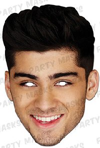 One Direction Zayn Malik Mask One Direction Zayn Malik Mask