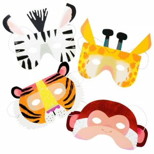 Party Animals Party Paper Masks
