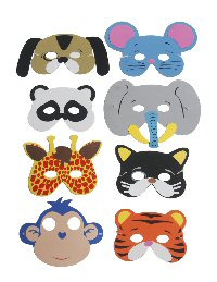 Assorted Animal Foam Masks