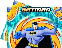 Batman Superhero Plastic Tablecover