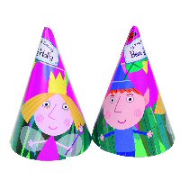 Ben and Holly Party Cone Hats Ben and Holly Party Cone Hats
