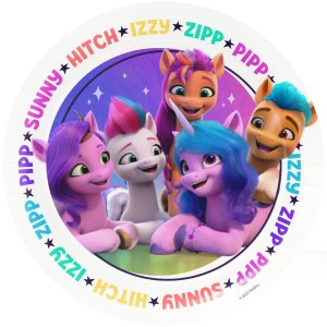 My Little Pony Party 18cm Paper Plates My Little Pony Party 18cm Paper Plates