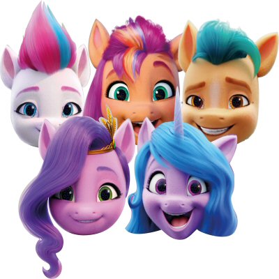 My Little Pony Party Cardboard Face Masks My Little Pony Party Cardboard Face Masks