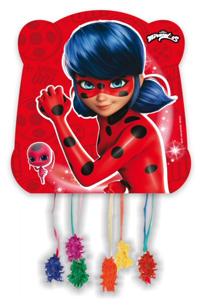 Miraculous Lady Bug Party Pinata Small Miraculous Lady Bug Party Pinata Small