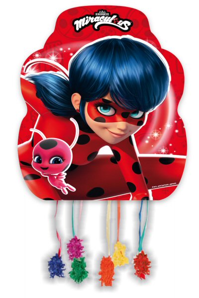 Miraculous Lady Bug Party Pinata Medium Miraculous Lady Bug Party Pinata Medium
