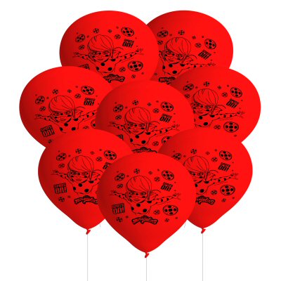Miraculous Lady Bug Party Balloons Miraculous Lady Bug Party Balloons