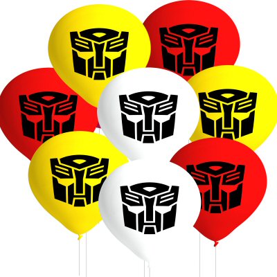 Transformers Party Latex Balloons