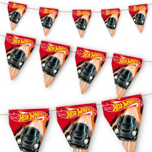 Hot Wheels Party Flag Bunting Hot Wheels Party Flag Bunting