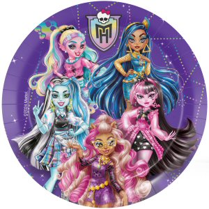 Monster High Party 23cm Plates Monster High Party 23cm Plates
