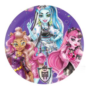Monster High Party Paper Plates 18cm Monster High Party Paper Plates 18cm