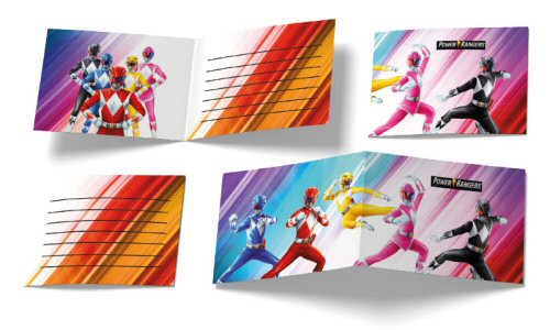 Power Rangers Party Invitations