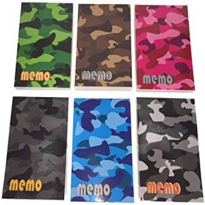 Camouflage And Army Party Memo Pads Camouflage And Army Party Memo Pads