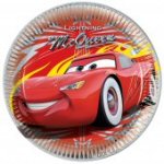Cars Metallic Lightning McQueen Party Plates Cars Metallic Lightning McQueen Party Plates