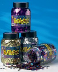 Tubs of confetti