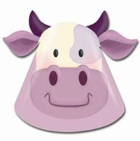Cow Party Cone Hats Cow Party Cone Hats