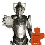 Doctor Who Cyberman Party Invitations