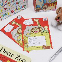 Dear Zoo Paper Party Invitations
