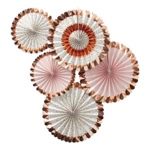 Circle Fan Pinwheel Decorations