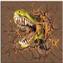 Dinosaur Roaring Head Paper Party Napkins
