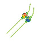 Dinosaur party straws Dinosaur party straws