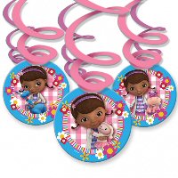 Doc McStuffins Party Swirl Decorations Doc McStuffins Party Swirl Decorations