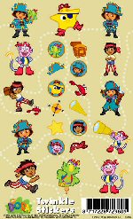 Dora the Explorer stickers cream