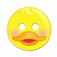 Duck Party Cardboard Face Masks