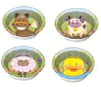 Farmyard Animal Shaped Bowls