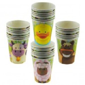 Farmyard Animal Party Cups Farmyard Animal Party Cups