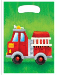 Fire Engine Party Loot Bags Fire Engine Party Loot Bags