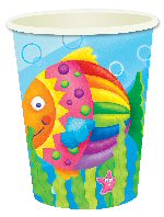 Rainbow Fish Party Paper Cups