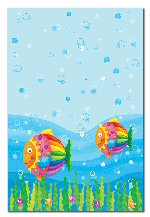 Rainbow Fish Party Tablecover