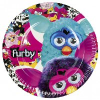 Furbies Party Paper Plates