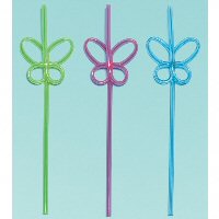 Garden Girl Party Reusable Straws