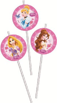 Disney Princess Glamour Party Drinking Straws