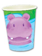 Hippo Party Paper Cups