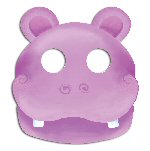 Hippo Party Face Masks